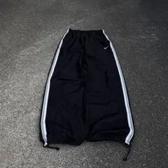 y2k NIKE WideNylonPants KneeSwoosh tech - メルカリ