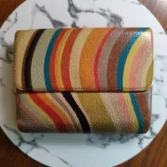 ポール・スミス 三つ折り財布 マルチカラー
