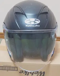 OGK Kabuto EXCEED ジェットヘルメット マットブラックのサムネイル