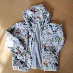 Petitmain　プティマイン　ボタニカル柄ナイロンジャンパー　パーカー