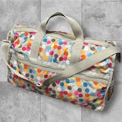 レスポートサック ドット柄 ボストンバッグ 2way 旅行 大容量 美品