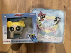 パワーパフガールズ　一番くじ　C賞　未開封　バブルス　ハンカチ　セット