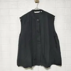 ユニクロ×コントワー・デ・コトニエ　(M)　リネンブレンドブラウス ノースリーブ