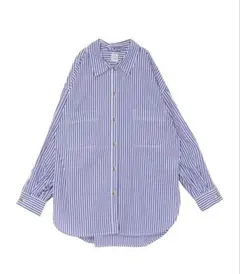 Ungrid ストライプルーズシャツ
