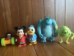 モンスターズインク ミッキー ドナルド ハンバーグラー　フィギュアセット