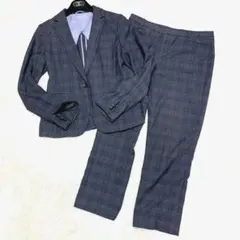 【希少Lサイズ　洗濯可能】スーツセレクト　パンツスーツ　セットアップ　ストレッチ