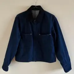 【新品】UNIQLOジップアップショートジャケット ネイビーＳサイズ