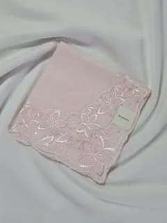 Givenchy ピンク レース 大判ハンカチ スカーフ