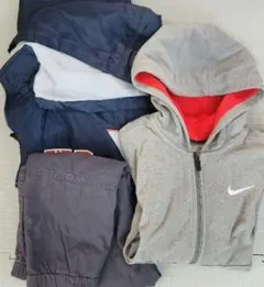 男の子　ナイキ(ほぼ未使用)・ダンロップ・暖かパンツ3点　130～140サイズ