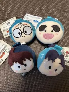 忍たま乱太郎　フェイスバッチ　4個セット　一年は組