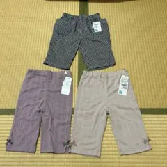 新品⭐︎西松屋　女児ハーフパンツ　3点セット