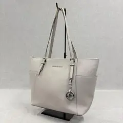 MICHAEL KORS マイケルコース トートバッグ グレー チャーム付き