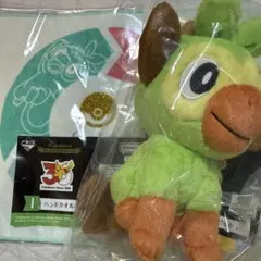 一番くじ ポケモン ぬいぐるみ サルノリ ハンドタオル セットのサムネイル