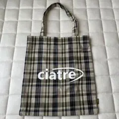 ciatre トートバッグ チェック柄
