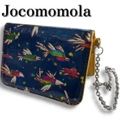 Jocomomola ホコモモラ 長財布 本革 花柄 レザー チャーム付き 美品