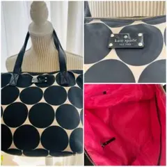 格安！ハワイ免税店にて購入！kate spade ドット柄 トートバッグ
