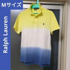 ポロラルフローレン Mサイズ ポロシャツ グラデーション 鹿の子