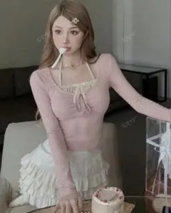 SHEIN トップス ピンクのサムネイル