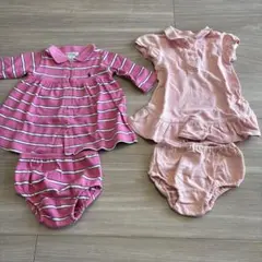 Ralph Lauren ピンク ワンピース セット 6M 9M 2点セット