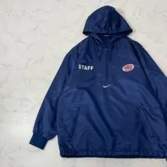NIKE 大きいサイズ 銀タグ 90s STAFF ナイロン ジャケット XL