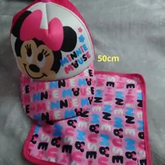 【キッズ 帽子 キャップ ミニーマウス 50cm Disney】