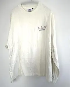 VISION ストリートウェア 長袖カットソー アイボリー
