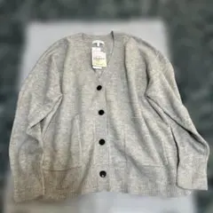 GLOBAL WORK 新品　グレー カーディガン M