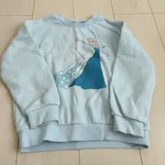 ディズニー　Disney アナ雪　裏起毛　トレーナー　ロンT トップス　120