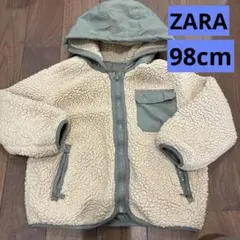 リバーシブル　ボアジャケット　ZARA