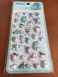 ピクサー　モンスターズインク　PUKUPUKUシール