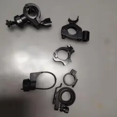 バイク用 ミラーホルダー クランプセット ハンドル周りフレームマウント カスタム