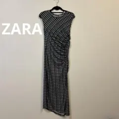 【未使用品】ザラ ZARA ロングワンピース ブラック Sサイズ