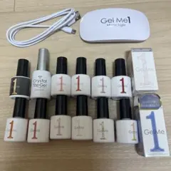 GelMe1 ミラーライト＋ジェルネイル12本＋トップジェル＋はがせるベースのサムネイル