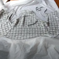 RANDEBOO ツイード風 半袖トップスのサムネイル