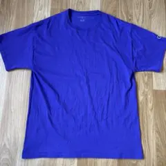 【美品】Champion 半袖Tシャツ パープルLサイズ メンズレディース