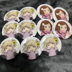 僕のヒーローアカデミア　缶バッジ　トガヒミコ&麗日お茶子
