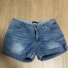 lovetoxic ショートパンツ デニムブルー　Lサイズ