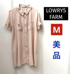 LOWRYS FARM ローリーズファーム 袖スリット 半袖ブラウス チュニック