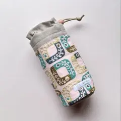 new Ｍサイズボトルケース ミナペルホネン生地使用ピンクのサムネイル