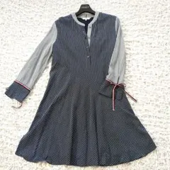 トミーヒルフィガー　シャツワンピース　Ａライン　4　洗える