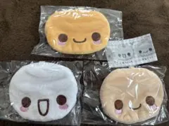 なっとうちゃん　フェイスポーチマスコット 3個セットのサムネイル
