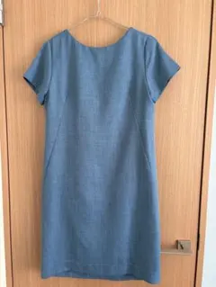 青い半袖ワンピース アーバンリサーチドアーズ