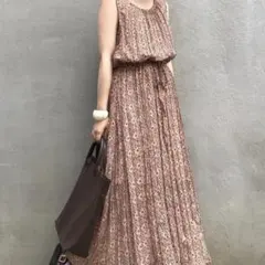 Kastane　オリエンタル柄ワンピース