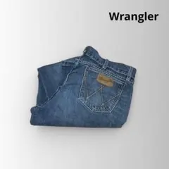 Wrangler レトロ　ブーツカットジーンズ　デニム　カウボーイ　ブルー　35