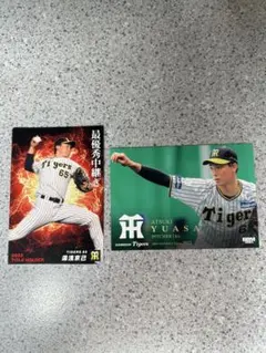 阪神タイガース 湯浅京己 カード2枚セット
