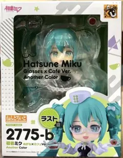 【未開封】ラスト賞 ねんどろいど 初音ミク めがね×カフェVer.