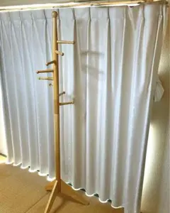 木製コートハンガー (送料込み) ハンガーラックラック　ポールハンガー