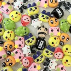 カラフルキャラクター ネイルパーツ25p