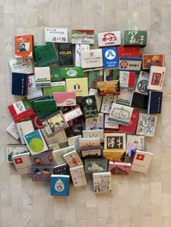 昭和レトロな広告マッチ箱 68個セット