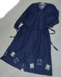 r*★様 ピンクハウス系 デニムワンピースとブラウスのセット